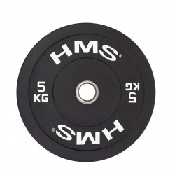 Bbr05 Black Talerz Olimpijski Bumper 5 Kg Hms