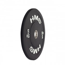 Bbr05 Black Talerz Olimpijski Bumper 5 Kg Hms