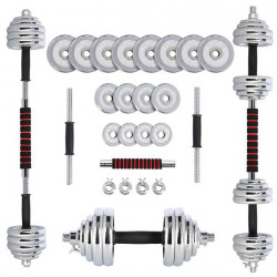 Stc30 Sztangielki-Sztanga W Walizce Chrom 2X15Kg Hms
