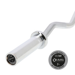 Olympic Bar 8.3Kg 1200Mm HMS Premium Gol160 + Zg1000 Clamps Red