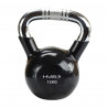 Ktc12 Black Uchwyt Chrom Radełkowany Kettlebell Żeliwny Hms