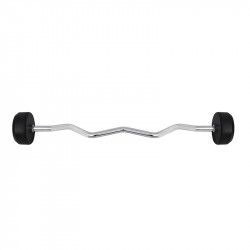 Bar/Dumbbell Fixed Bent Rubberized 40 Kg HMS Gsl-40