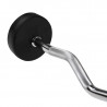 Bar/Dumbbell Fixed Bent Rubberized 40 Kg HMS Gsl-40