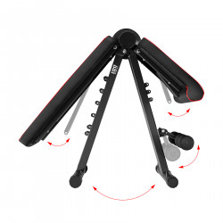 Adjustable Exercise Bench With Links HMS L1217