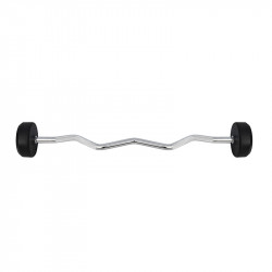 Bar/Dumbbell Fixed Bent Rubberized 30 Kg HMS Gsl-30