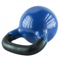 Knv32 Blue Kettlebell Żeliwny Pokryty Winylem Hms