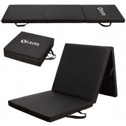 Mgs02 Black Materac Gimnastyczny Składany 1800X600Mm Hms Premium