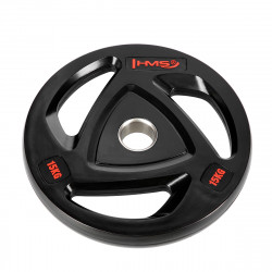 Tox15 Czarny Talerz Olimpijski Ogumowany 15 Kg Hms