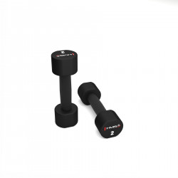 Hpt02 2 X 2 Kg Polyurethane Tpu Hms Dumbbells