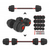 (2 Parts) Dumbbells- Barbell From Composite Materials 40 Kg HMS Sgp40