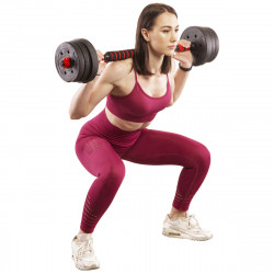 (2 Parts) Dumbbells- Barbell From Composite Materials 40 Kg HMS Sgp40
