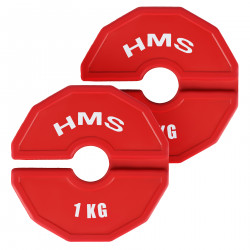 Tsn100 Talerz Na Sprzęt Do Treningu Siłowego I Fitness Typu Nakładka 2 X 1 Kg Hms