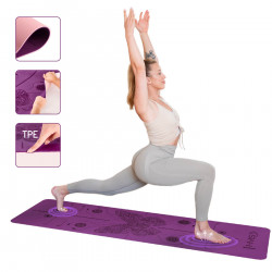 Purple TPE Yoga Mat HMS Ym10