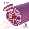 Purple TPE Yoga Mat HMS Ym10