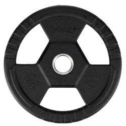 Toh10 Czarny Talerz Olimpijski Ogumowany 10 Kg Hms