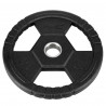 Toh10 Czarny Talerz Olimpijski Ogumowany 10 Kg Hms