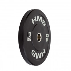 Bbr10 Black Talerz Olimpijski Bumper 10 Kg Hms