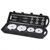 Dumbbells/Barbell in Chromed Suitcase 2X25Kg HMS Stc50