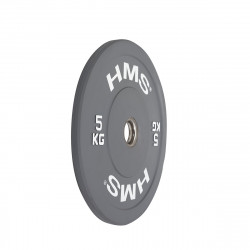 Cbr05 Gray Talerz Olimpijski Bumper 5 Kg Hms