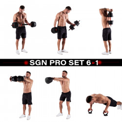 Weight Set 6-in-1 Pro Set 20Kg HMS Sgn120