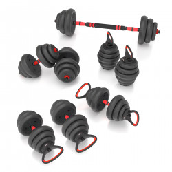 Weight Set 6-in-1 Pro Set 20Kg HMS Sgn120