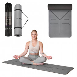 Tpe Yoga Mat Gray HMS Ym10