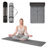 Tpe Yoga Mat Gray HMS Ym10
