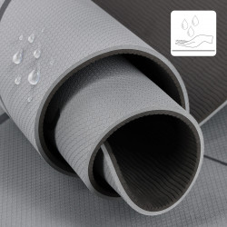 Tpe Yoga Mat Gray HMS Ym10