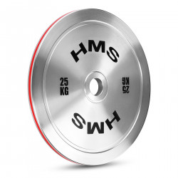 Tos250 Talerz Olimpijski Stalowy Kalibrowany 25 Kg Hms