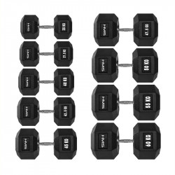 Dumbbell 47.5 Kg Hex Pro HMS