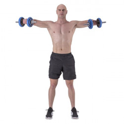 Sgg30 Bar Sztangielki-Sztanga Gumowane 30Kg Hms