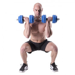 Sgg30 Bar Sztangielki-Sztanga Gumowane 30Kg Hms
