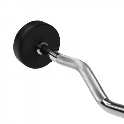 Bar/Dumbbell Fixed Bent Rubberized 10 Kg HMS Gsl-10