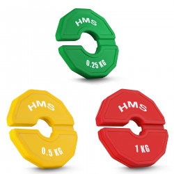 Tsn Zestaw Talerzy Typu Nakładka 2 X 0.25 - 1 Kg (3.5 Kg) Hms