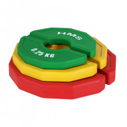 Tsn Zestaw Talerzy Typu Nakładka 2 X 0.25 - 1 Kg (3.5 Kg) Hms