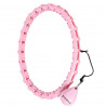 Zestaw Hula Hop Hhw11 Light Pink Z Wypustkami I Obciążnikiem + Pas Br163 Black Plus Size Hms