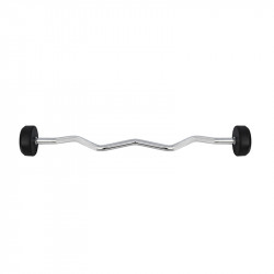 Bar/Dumbbell Fixed Bent Rubberized 15 Kg HMS Gsl-15