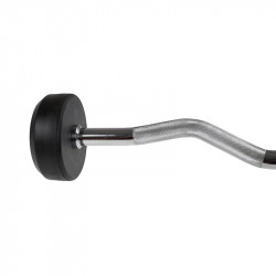 Bar/Dumbbell Fixed Bent Rubberized 15 Kg HMS Gsl-15