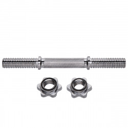 Straight Bar 2.5Kg with Threads and Clamps 350Mm HMS Gpr35