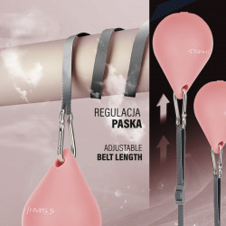 Hhm15 Hula Hop Pink Z Magnesem I Obciążnikiem + Licznik Hms