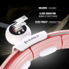 Hhm15 Hula Hop Pink Z Magnesem I Obciążnikiem + Licznik Hms