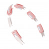 Hhm15 Hula Hop Pink Z Magnesem I Obciążnikiem + Licznik Hms