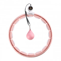 Hhm15 Hula Hop Pink Z Magnesem I Obciążnikiem + Licznik Hms