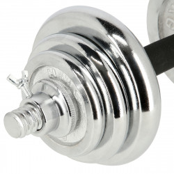 Dumbbells/Barbell in Chromed Suitcase 2X10Kg HMS Stc21