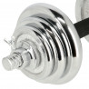 Dumbbells/Barbell in Chromed Suitcase 2X10Kg HMS Stc21