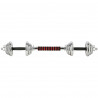 Dumbbells/Barbell in Chromed Suitcase 2X10Kg HMS Stc21