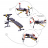 Bench for Barbell HMS Premium Ls3061