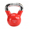 Ktc06 Red Uchwyt Chrom Radełkowany Kettlebell Żeliwny Hms
