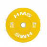 Cbr15 Yellow Talerz Olimpijski Bumper 15 Kg Hms