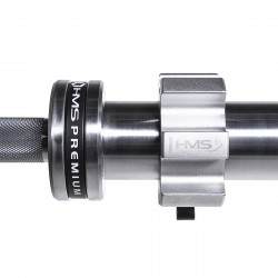 Olympic Barbell 20Kg 2200Mm HMS PREMIUM Go901+Lock Jaw Clamps (2 Pcs)